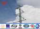Medium Voltage Galvanised Steel Transmission Poles 10kv - 550kv ISO Certificate المزود