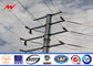 Bitumen 16M 5 KN Electrical Power Pole For Double Circuit Transmission Line المزود