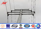 11M 1.8 Safety Factor Steel Utility Poles For Power Transmission Line Project المزود