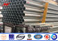 Multi Side 69 KV Galvanized Steel Pole Tubular Steel Structures With Bitumen المزود