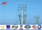 14m Tapered Steel Utility Pole Structures Power Pole With Climbing Ladder Protection المزود