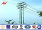 10m 15m Tapered Galvanised Steel Pole For Electrical Power Transmission Lines المزود