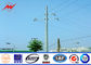 1250Dan Steel Eleactrical Power Pole for 110kv cables +/-2% tolerance المزود