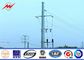 ASTM A123 Power Transmission Poles Galvanized Pipe Metal Tubular Steel Pole For CCTV المزود