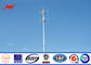 70m Self Supporting Galvanized Pole Monopole Antenna Tower With Powder Painting المزود