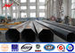 Hot Dip Galvanized Steel Tubular Pole For Distribution Line Project المزود