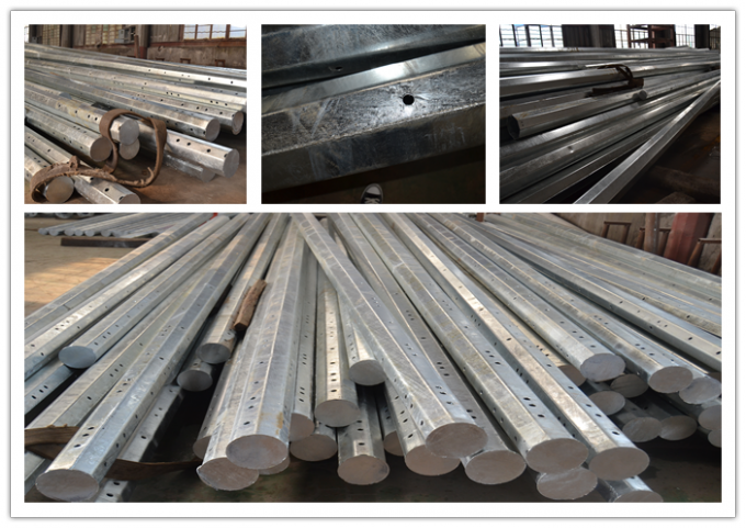 1mm - 30mm Thickness Electrical Steel Utility Pole For Power Distribution Line Project 0