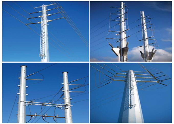 Medium Voltage Utility Power Poles For 69KV Distribution Line 2