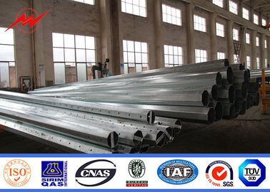 الصين Bitumen 220kv steel pipes Galvanized Steel Pole for overheadline project المزود