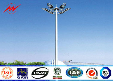 الصين 25M Height LED High Mast Pole with rasing system for stadium lighting المزود