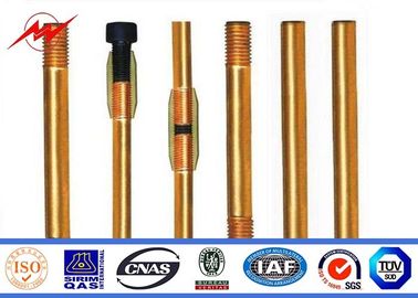 الصين Underground Copper Clad Steel Ground Rod Cover Clamps Lighting Protection المزود