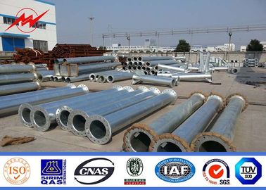 الصين 9m 11m Steel Poles Galvanized Steel Pole with bitumen المزود