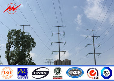 الصين High Mast Steel Utility Pole Electric Power Poles 50000m Aluminum Conductor المزود