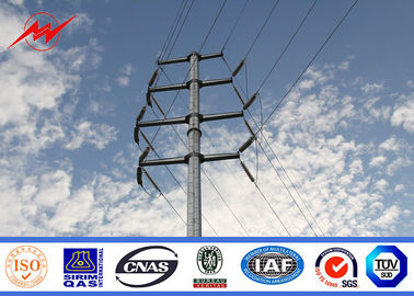 الصين Electricity Distribution 12m Tubular Steel Power Pole For Transmission Line Project المزود