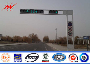 الصين Octagonal Tapered 6m Highway Light Pole For Road Traffic Light 15 Years Warranty المزود