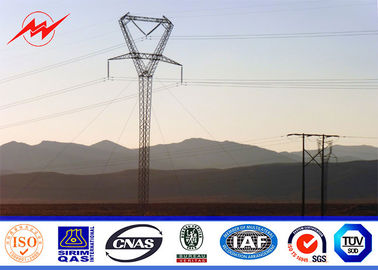الصين 15M Tubular Galvanized  Steel Utility Power Electrical Pole Venezuela For 33KV Electrical Power Distribution المزود
