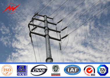 الصين Steel Electrical Power Transmission Poles For Electricity Distribution Line Project المزود