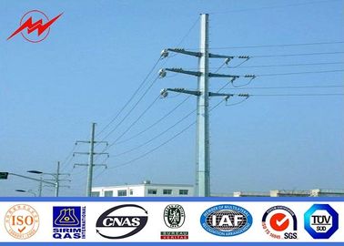 الصين 30m Gr65 Material Steel Transmission Poles Lattice Welded Steel Power Pole المزود