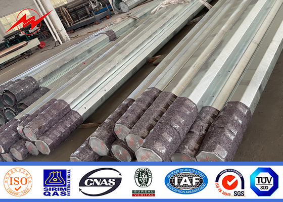 الصين ASTM A 123 قطب فولاذي 10m 11.8m 13m 14m 20m 5-50KN للبناء المزود