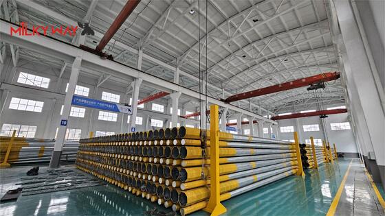 جودة  60FT 1200kg 2000kg 18m Electrical Power Pole  Steel  for Transmission مصنع