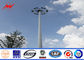 Power Plants Lighting Conical 36m Square Light High Mast Pole With Auto Racing System المزود
