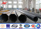 Bitumen 220kv steel pipes Galvanized Steel Pole for overheadline project المزود