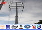 Steel Electric Poles / Eleactrical Power Pole With Cable المزود
