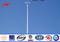 OEM Hot Outside Towers Fixtures Steel Mono Pole Tower With 400kv Cable المزود