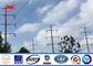 Electricity Utilities Polygonal Electrical Power Pole For 110 KV Transmission المزود