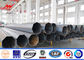 Customized Round High Voltage Steel Tubular Pole With Cross Arm ISO9001:2008 المزود