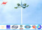 25M Height LED High Mast Pole with rasing system for stadium lighting المزود