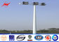 Galvanized 30M High Mast Pole with winch for Parking Lot Lighting المزود
