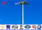 Plaza Lighting 1000W Painting 80M High Mast Outside Light Pole , BV المزود