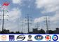 NGCP 8 Sides 50FT Steel Utility Pole for 69KV Electrical Power Distribution with AWS D1.1 Standard المزود