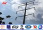 NGCP 8 Sides 50FT Steel Utility Pole for 69KV Electrical Power Distribution with AWS D1.1 Standard المزود