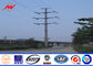 15M Height 6mm Thickness Bitumen Floodlight Pole For High Voltage Transmission Line المزود