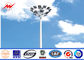Single Side Lighting 35M HDG High Mast Park Light Pole with 6 Lamps المزود