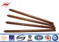 Pure Earth Earth Bar Copper Grounding Rod Flat Pointed 0.254mm Thickness المزود