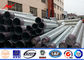 11m 10kn Electrical Power Poles Galvanized Steel Poles With Cross Arm المزود