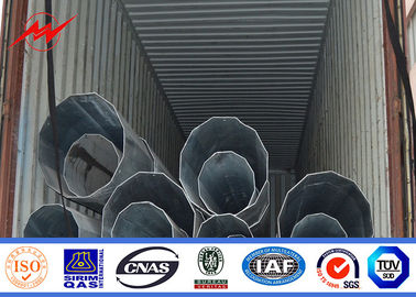 Spray Paint Galvanised Steel Poles Street Dual Lamp Outdoor Light Pole المزود