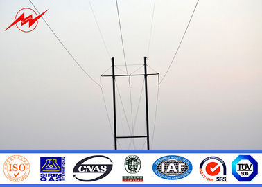 Double Arms Tapered Electrical Power Pole With Accessories 69 Kv Polygonal Octagonal المزود