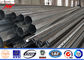 12m 350daN Electric Galvanized Steel Pole Bitumen Diameter 120mm - 280mm المزود