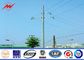 133kv 30ft 35ft 40ft Metal Utility Poles Galvanized With  Certification المزود