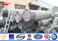 11M 2.5KN Octagonal Galvanized Steel Pole Bitumen Surface 34.5 KV Power Line Pole المزود