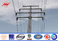 EN10149 S500MC High Power Steel Utility Pole For Electrical Transmission , 5-80m Height المزود