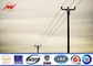 Galvanized Utility Power Poles with face to face joint mode / nsert mode المزود