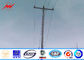 36M High Tension 8mm Thickness Steel Tubular Power Pole For Electricity distribution المزود