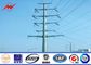 132kv Electrical Power Transmission Poles Round Hot Dip Galvanized For Transmission line المزود