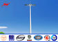 Radio Telecommunication Steel Monopole Antenna High Mast Communication Tower المزود