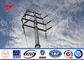 Steel Electrical Power Transmission Poles For Electricity Distribution Line Project المزود